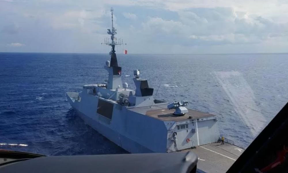 Η γαλλική Φ/Γ "La Fayette" σε κοινή άσκηση Κύπρου-Γαλλίας - Εντυπωσιακές εικόνες